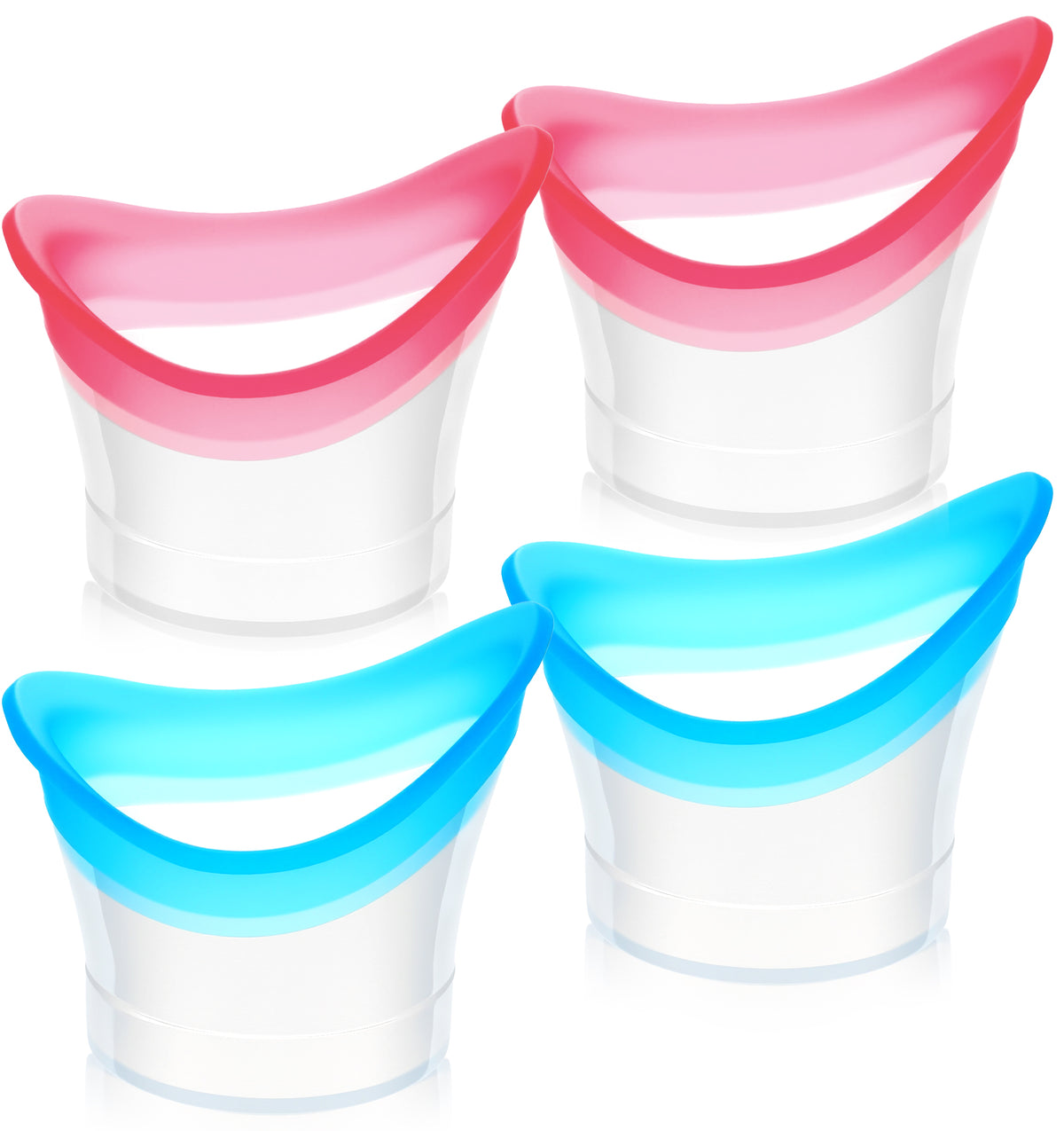 4 Pcs Eye Bath Cup, Eye Bath and Eyes Wash Kit, Silicone Eyes Wash Cup