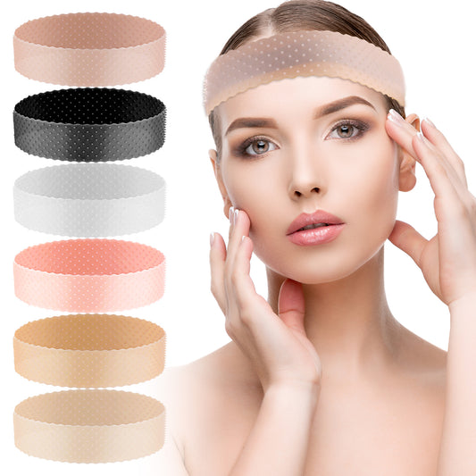 Classicseali 6pcs Silicone Wig Grip Headband, Wig Grip No Slip to Hold Wigs in Place Women Men Wigs Bands Sweat-proof Hold Cap Hairband, 6 Colors