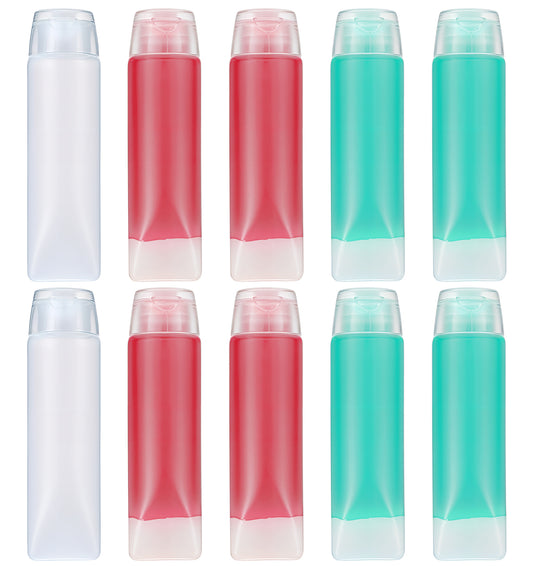 10Pcs Refillable Toothpaste Tube, 30ml Toothpaste Squeezer Clear Portable