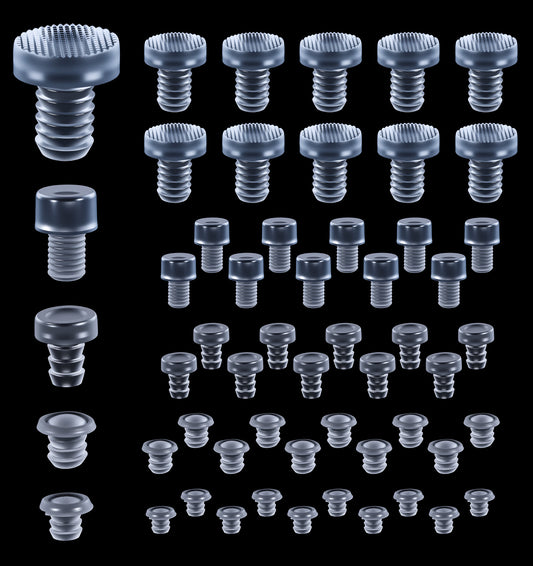 50 Pcs Glass Table Top Bumpers, Cabinet Door Bumpers Furniture Grippers
