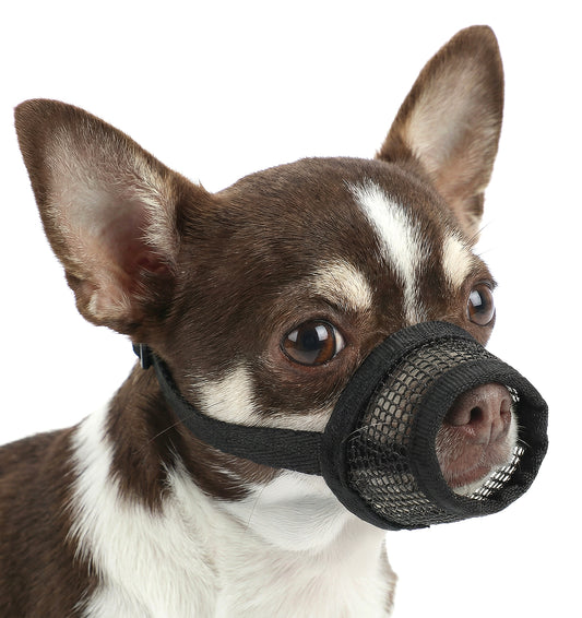 Muzzle for Small Dog, Breathable Dog Muzzle for Small Dog for Puppies(XS)
