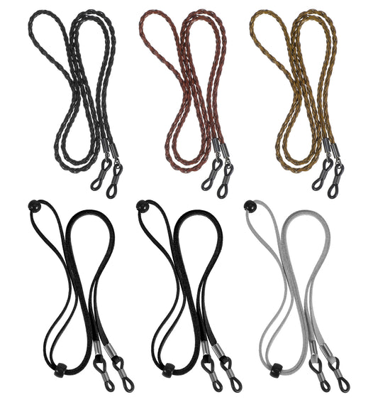 ValueBargain 6Pcs Eyeglass Strap, Multicolor Eyewear Retainer Glasses Chain for Women Men Neck Holder for Reading Glasses Sunglasses