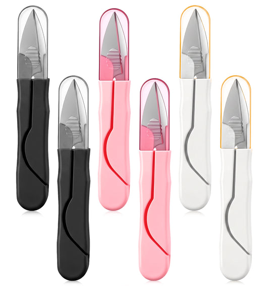 6Pcs Crochet Scissors, Mini Embroidery Thread Snips Portable