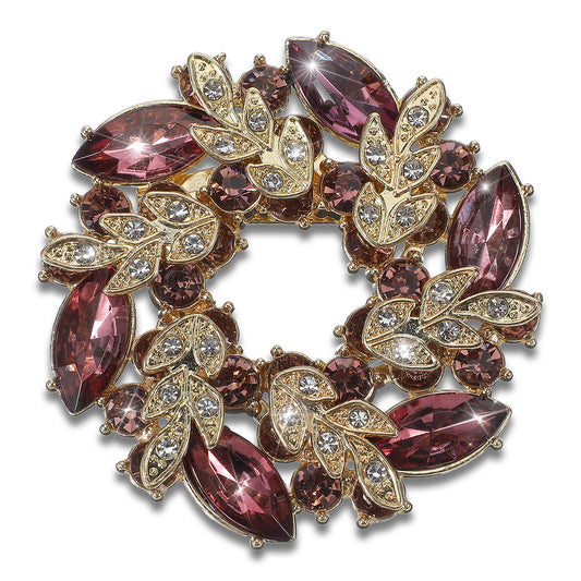 Classicseali Brooches for Women UK,Vintage Brooch, Fashionable and Exquisite Rhinestone Large Brooches for Women, Flower Brooch Pin Suitable for Ladies and Girls, Coats, Weddings, Parties