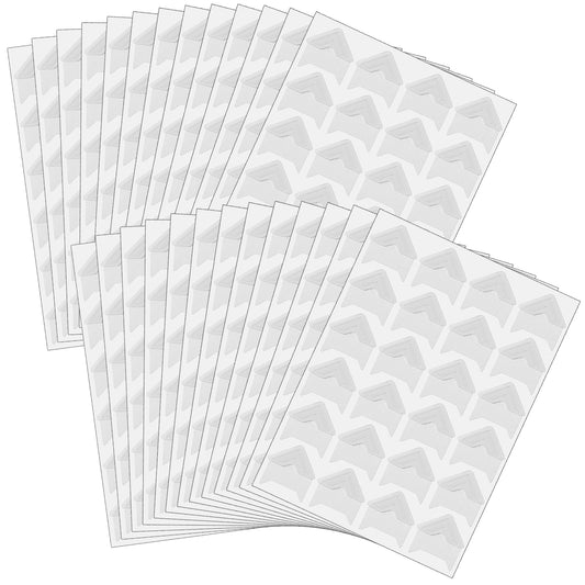 Guduling 600pcs Photo Corner Stickers, White Photo Corners Self Adhesive, Picture Corners for Scrapbooking, Photos Album, Journal