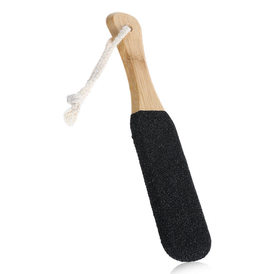 Classicseali Heel File, Pedicure Foot Files, Premium Pumice Stone for Feet, 22cm Foot Pumice Exfoliator, Foot Grater Hard Skin Remover, Professional Dead Skin Remover for Feet(Black)