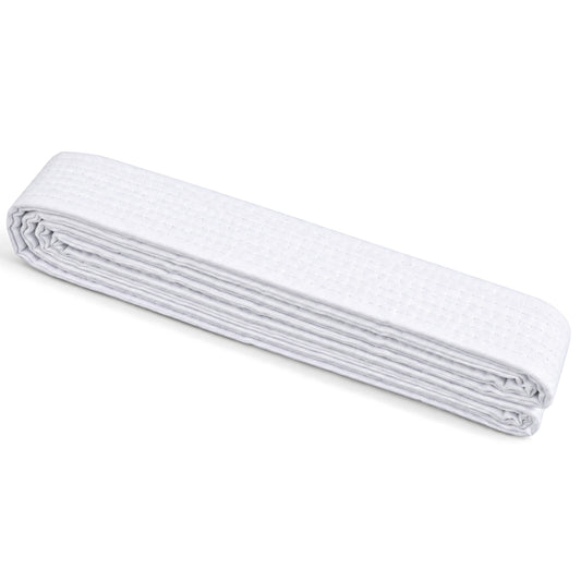 oruola White Karate Belts,Heavy-Duty Cotton Judo Belts,220cm (87 IN)