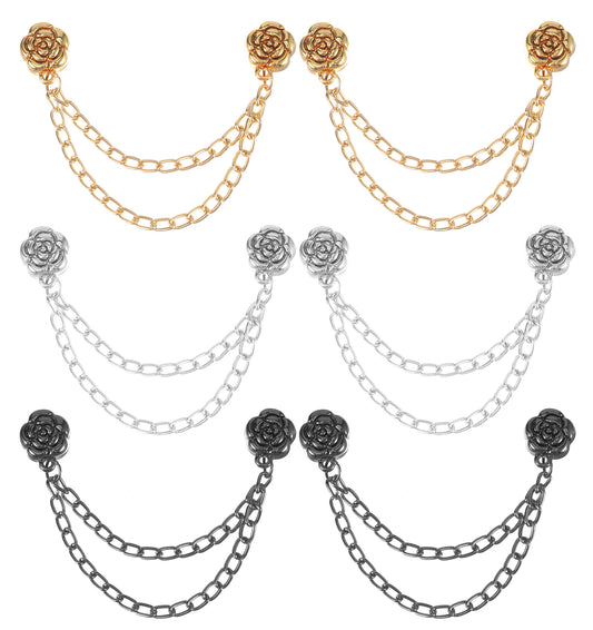 6Pcs Magnetic Clips for Clothes, Metal Magnetic Clothing Clips