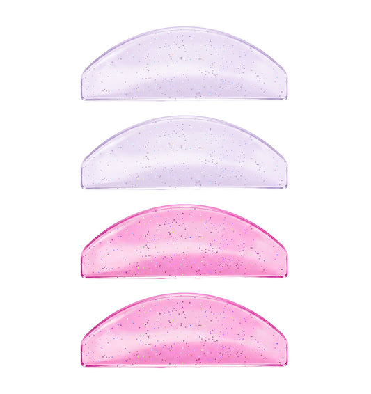 4 Pcs Korean Lash Lift, Korean Lash Lift Shield (Pink and Purple)