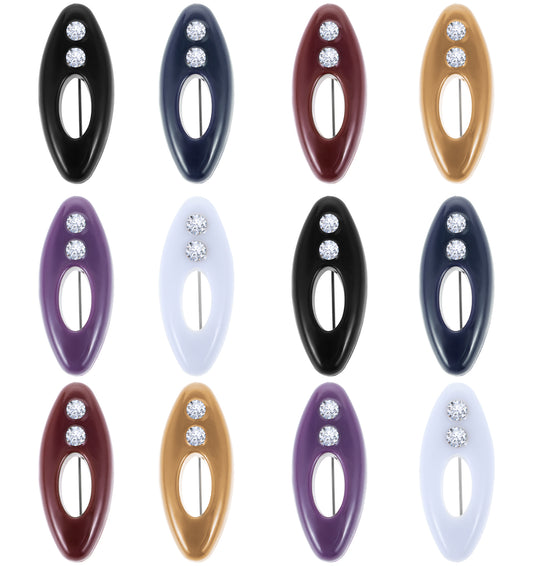 12 Pcs Hijab Pins for Wome, Scarf Clip for Hijabs Shawls, Hijab Safety Pins