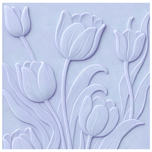 Oruola Clear Plastic Texture Fades Embossing Folder Template, 3D Embossing Folder, Durable Embossing Folder for Card Making and Paper Crafting
