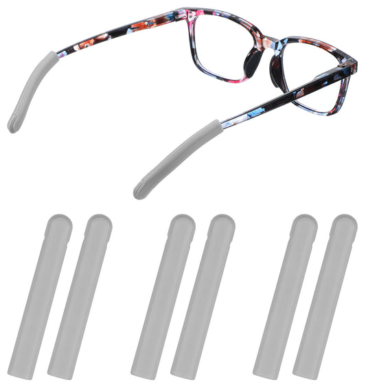 3 Pairs Glasses Ear Cushion, Non Slip Soft (Multi-Colored)