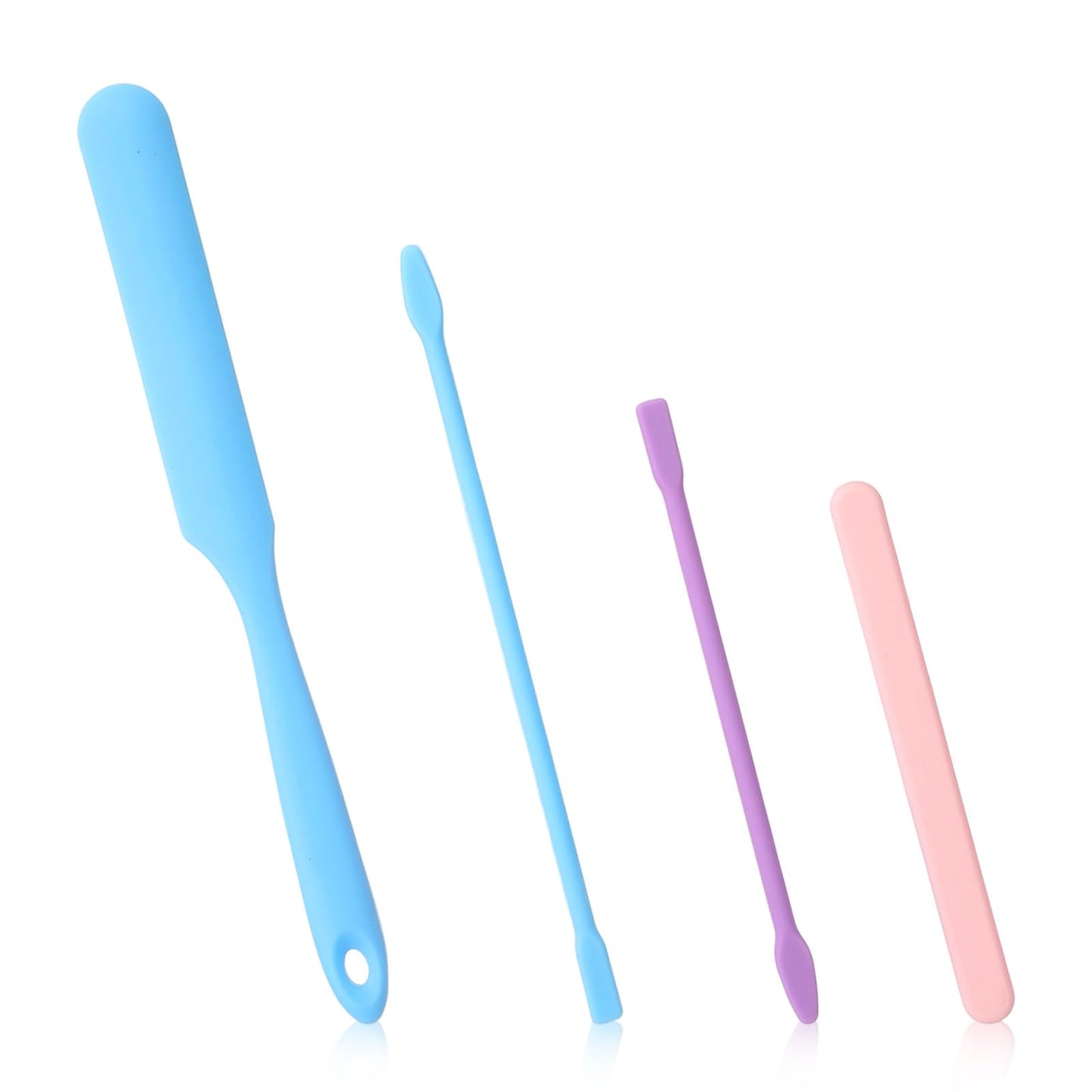 Elegaperma 4pcs Reusable Wax Sticks, Reusable Non Stick Wax Spatulas