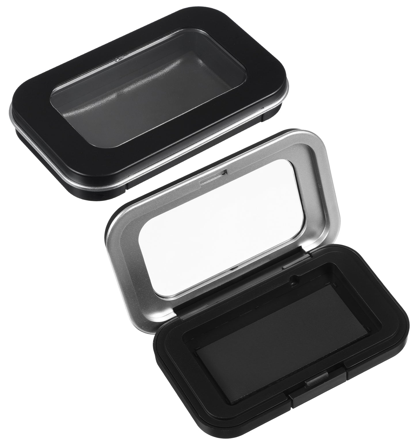 2Pcs Magnetic Needle Case, Magnetic Needle Holder with Clear Lid for Secure Storage, Portable Sewing Needle Case for Quilting & Crafts