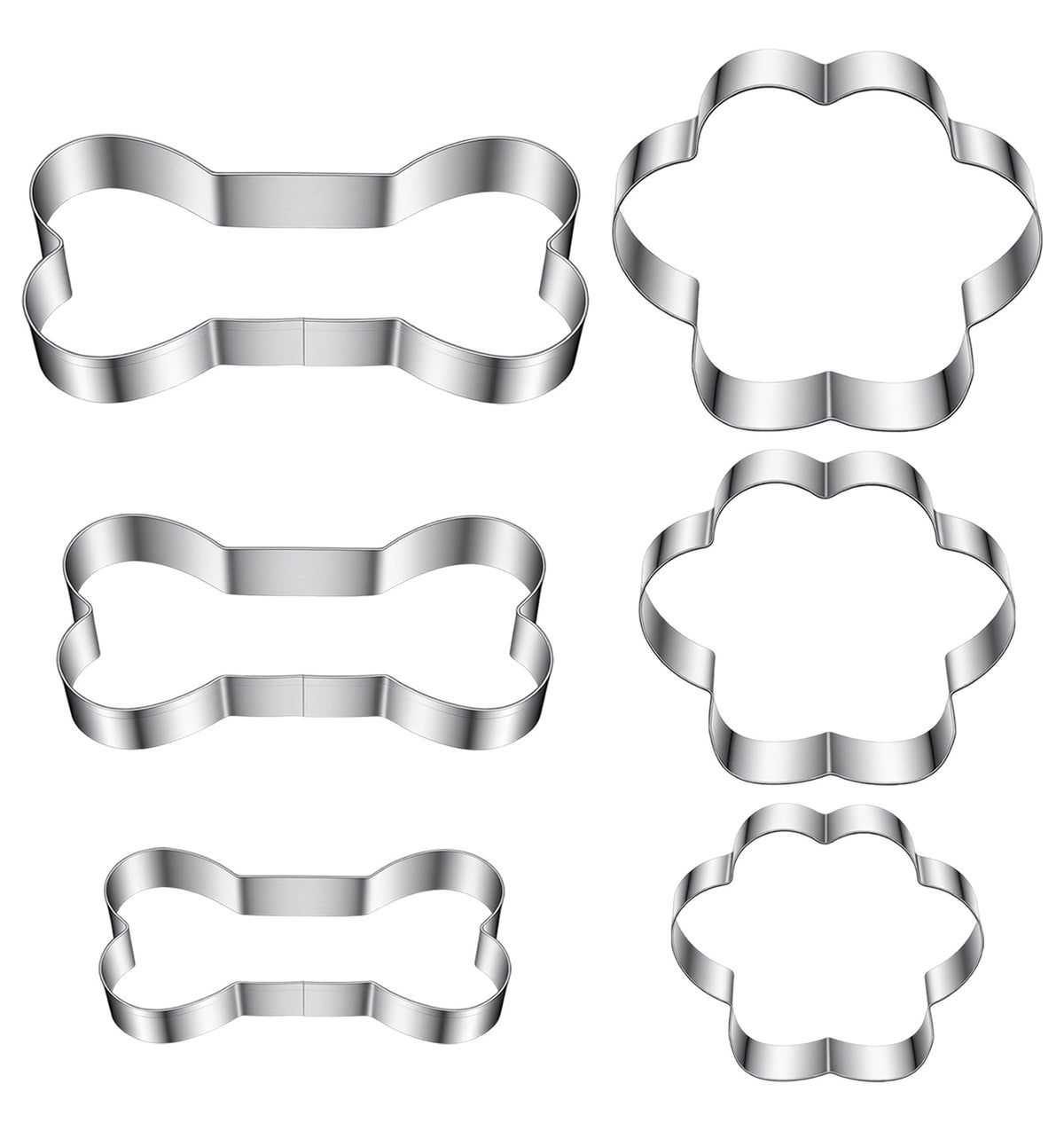 6 Pcs Cookie Cutter, Cookie Cutters, Animal & Halloween Shapes