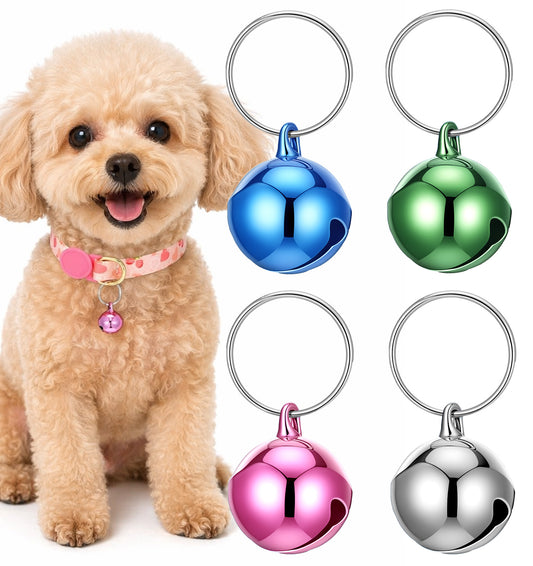 4Pcs Cat Bells for Colla, 12mm Cat Bell for Pet Training & Decoration