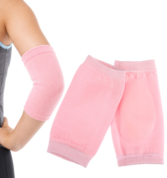 2 Pairs Elbow Pads for Adults, Elbow Pads Moisturizing Gel Sleeves
