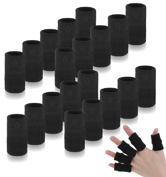 20 Pcs Finger Compression Sleeve, Elastic Finger Support Protector