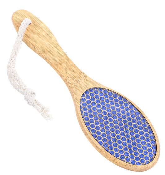 Nano Glass Foot File, Foot Rasp Callus Remover Professional, Reusable Pedicure Foot File with Comfortable Wooden Handle to Remove Hard Skin, Pedicure Callus Remover for Elbows, Feet, Heels