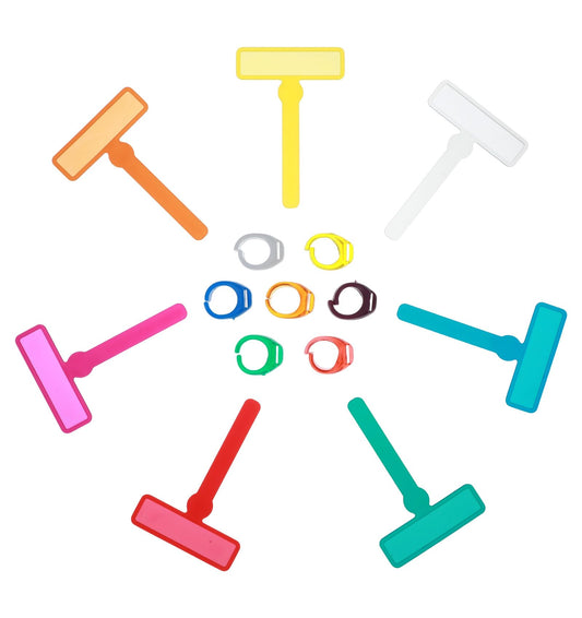 Reading Tools for Kids, 7Pcs Reading Pointers for Kids Children's Dyslexia Tools 6 Each of Finger Readers and Finger Rings for Adhd, Early Readers (Multicolor)