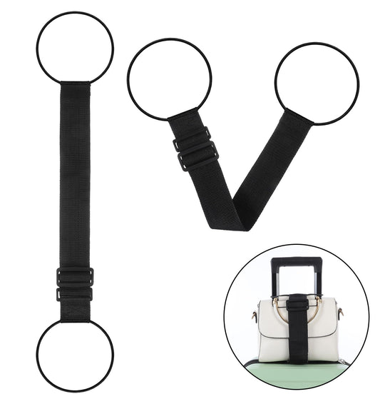 2 Pack Adjustable Luggage Connector Straps, luggage straps