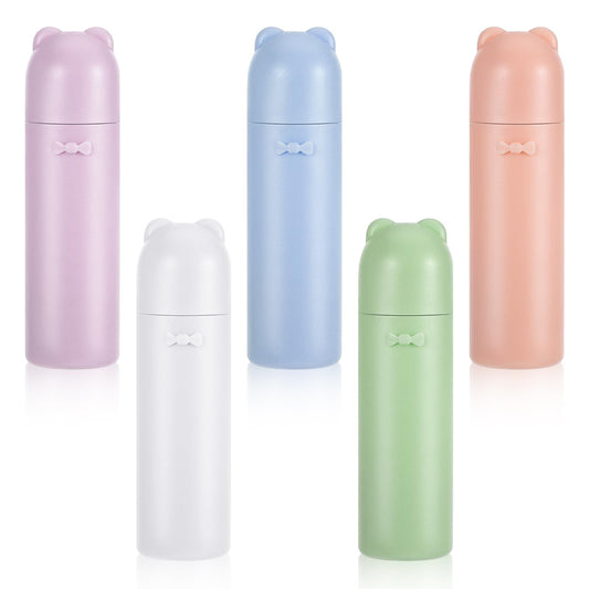 Classicseali Pack of 5 Contact Lens Vacuum Cleaners, Contact Lens Remover, Contact Lens Aid for Insertion, Universal Lon-Tact Lens Suction for Soft and Hard Lenses (White, Pink, Blue, Orange, Green)