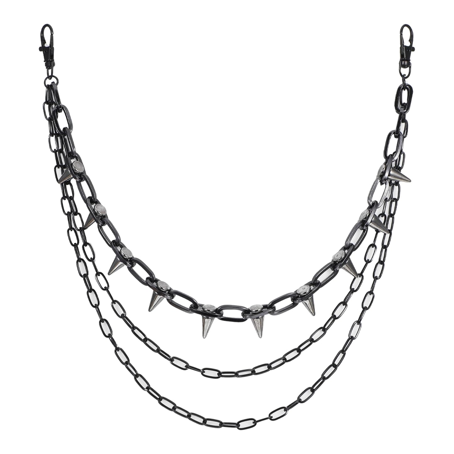 Classicseali 1 Piece Punk Trouser Chain, Trousers Chains Men, Trouser Chain Women, 53 cm Trousers Chain for Hip-Hop Punk Gothic Accessories Purse, Jeans Trousers Jewellery, Belt Chain, Wallet Chain