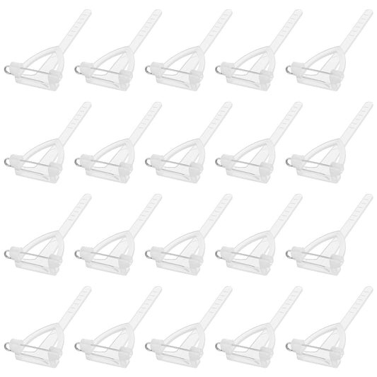 Elegaperma 20pcs Boutonnieres Safety Pins, Plastic Corsage Pin, Pins for Boutonniere, T-Shaped Boutonniere Clips, Boutonniere Holder for Wedding Bridegroom Brooch Party