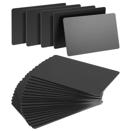 Classicseali Metal Business Cards, Metal NFC Card, NFC Cards Metal, Plastic Cards Black with All NFC Supported Devices for Office, Office, Business, Company Formation, Shop, Waterproof Aluminium