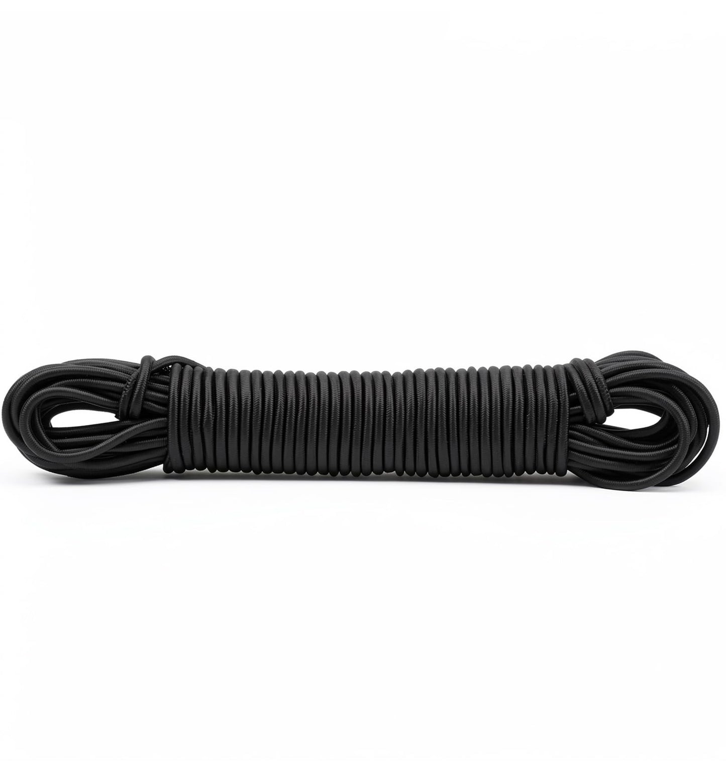 40Feet Black Elastic Cord, 2mm Elastic Round Cord Shock Cords for Tent Pole