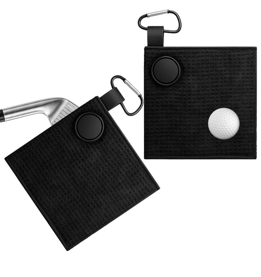 Small Golf Towel, Golf Ball Towel Mini Portable Absorbent Quick-Dry