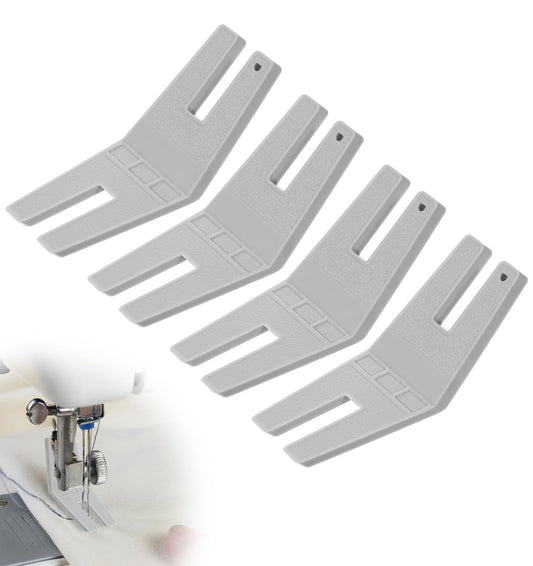 Hump Jumper Sewing Tool, 4Pcs Hemmer Foot Tool Essential Sewing Accessories for Hemming, Seam Aid & Rolled Hemmer Foot, Easy to Use for Beginners & Professionals