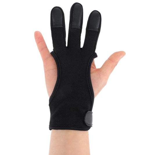 Elegaperma Archery Gloves, Archery Glove, Archery Glove 3 Fingers, Adjustable Shooting Glove Archery for Teenagers, Adults and Beginners