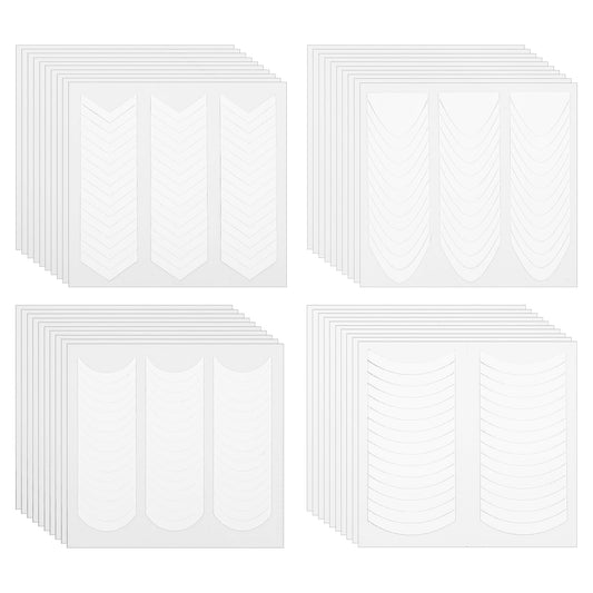 Classicseali 1620 Pieces French Nail Stencils Manicure Stencils Nail Art Stickers Manicure Nail Art Stickers