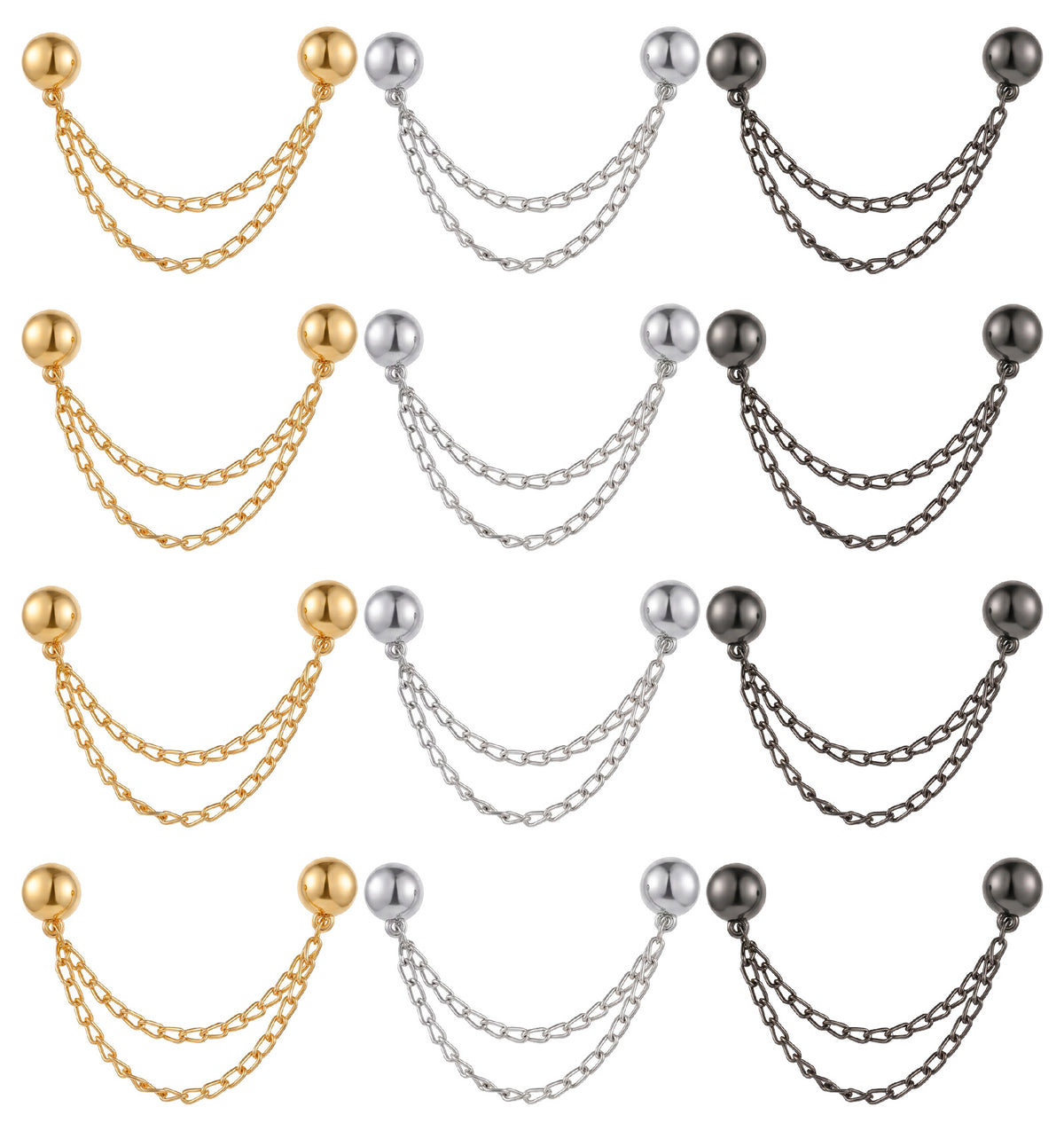 12 Pcs Magnetic Shirt Clips for Women, Magnetic Shirt Clips