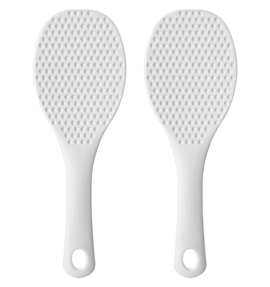 2 Pcs Rice Spoon, Non-Stick Rice Paddle, Heat Resistant Anti-Scratch Reusable Kitchen Utensil, for Home Kitchen, Restaurant and Daily Cooking Serving Use
