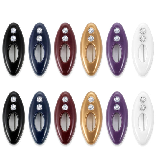 12 Pcs Hijab Pins for Women, Non-Slip Rustproof Colorful Plastic Scarf Clips, Muslim Women Hijab Pins Accessories for Hijabs, Shawls & Pashminas, Cafts