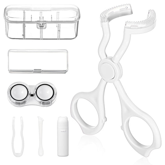 Classicseali Contact Lenses Applicator Tool Set, Contact Lens Applicator Tool with Eye Opener for Contacts, Contact Helper Insert/Remover, Tweezers, Soft Contact Lens Applicator Tool and Case