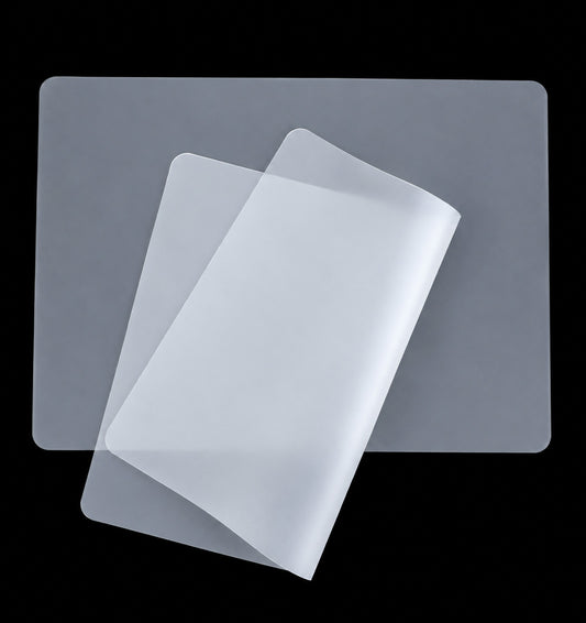 2 Pcs Clear Silicone Mat, Small Silicone Mat Easy To Clean Reusable