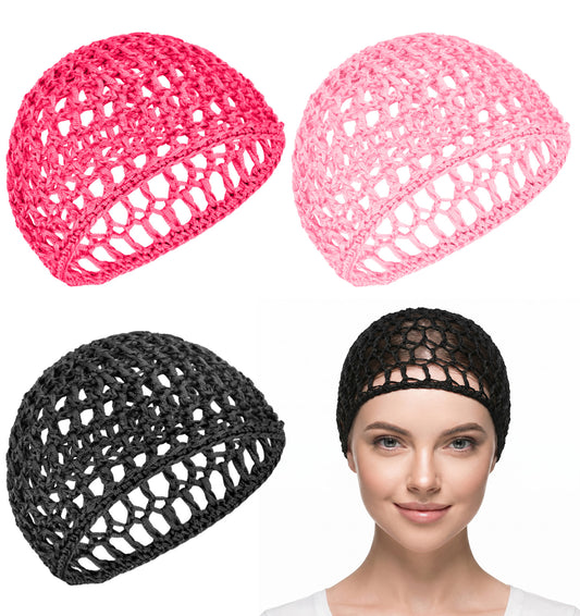 3 Pcs Hair Net for Sleeping, Hairnets for Sleeping in, 20 * 15cm