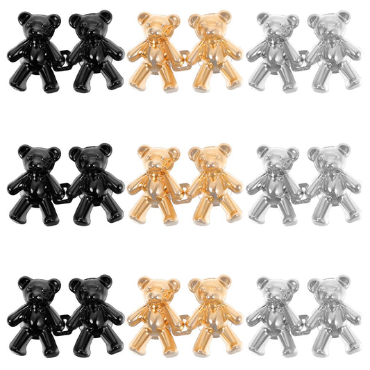 Classicseali 9 Pairs of Trouser Waistband Tighter, Make Trousers Tighter Clip, Button Trousers, Trouser Waistband Extension, Decoration Accessories, Waist Buckle for Jeans, Skirts, Dresses (Gold