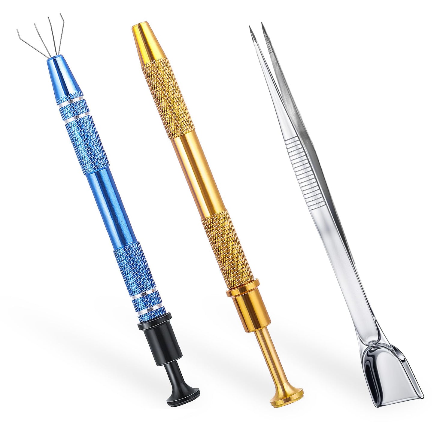 Classicseali Pack of 3 Piercing Pliers for Balls, Stainless Steel Jewellery Piercing Ball Screw, Piercing Opener Ball for Stone Diamond, Piercing Pliers for Jewellery Making and Repair