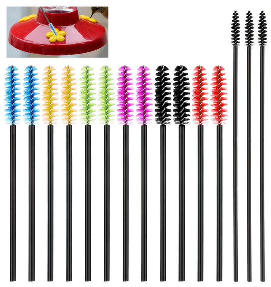 21 Pcs Hummingbird Feeder Cleaning Brush Set, Mini Nylon Tube Brushes Portable Colorful Cleaner Kit for Hummingbird Feeders, Bottles, Tubes, Jars, Kettles and Keyboards