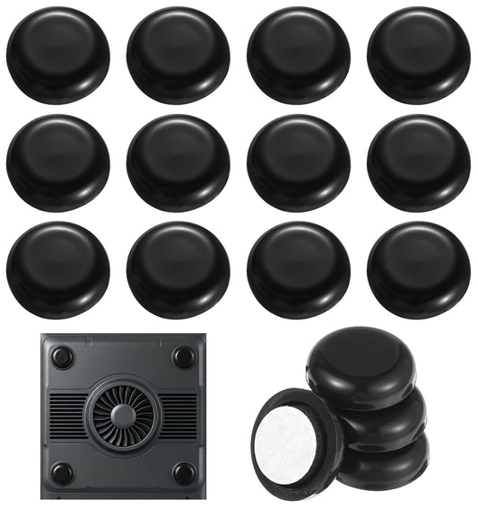 16 Pcs Kitchen Appliance Sliders, Easy Moving PE Sliders for Air Fryers, Coffee Makers & Blenders (Black, 1.9 cm)