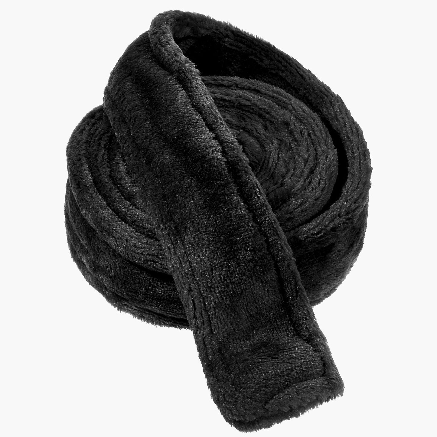 Classicseali 1 x Bathrobe Belt, Pyjama Bathrobe Made of Polyester with Lacing, Bathrobe Men's Band, Bathrobe Belt Replacement for Hotel, Home, Excursion, Hotel Bathrobe Belt, Black