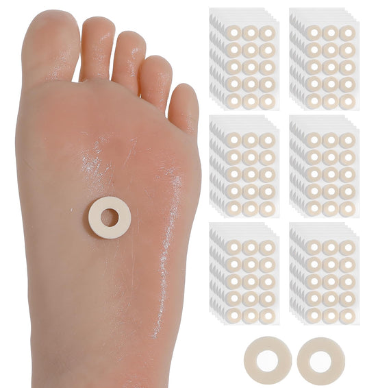 90 Pcs Corn Cushions, Self-Adhesive Corn Pads for Feet, Toes, Pinky, Men & Women (Small Round)