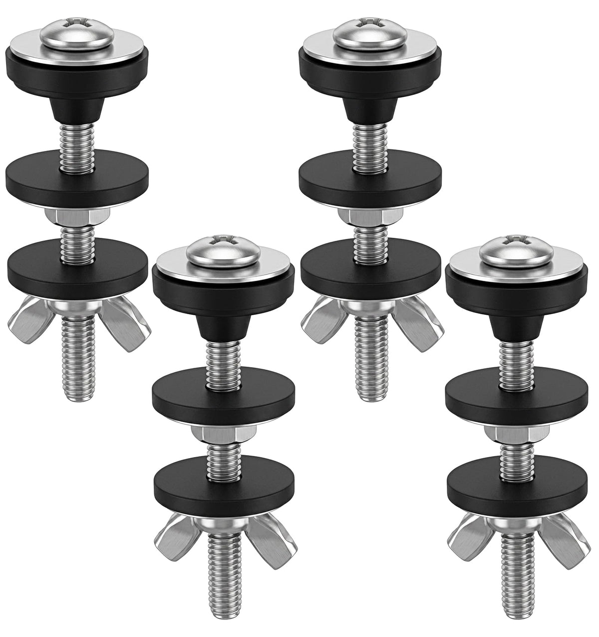 4Pcs Toilet Tank Bolts, Toilet Bowl Bolts, Replacement Kit