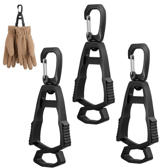 3 Pcs Work Glove Clips, Plastic Gloves Holder Clip for Construction Worker