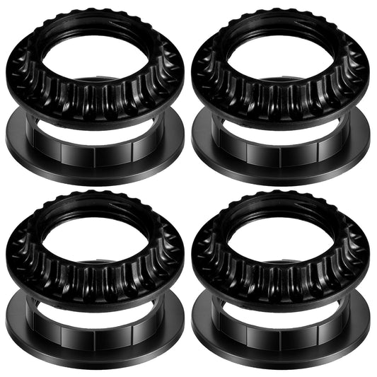 Elegaperma 8Pcs Lamp Shade Ring, Complete E26 E27 Socket Rings for Lamps with Adapter Set, Universal Lamp Shade Adapter Ring for Floor Lamp and Pendant Light Shade Replacement