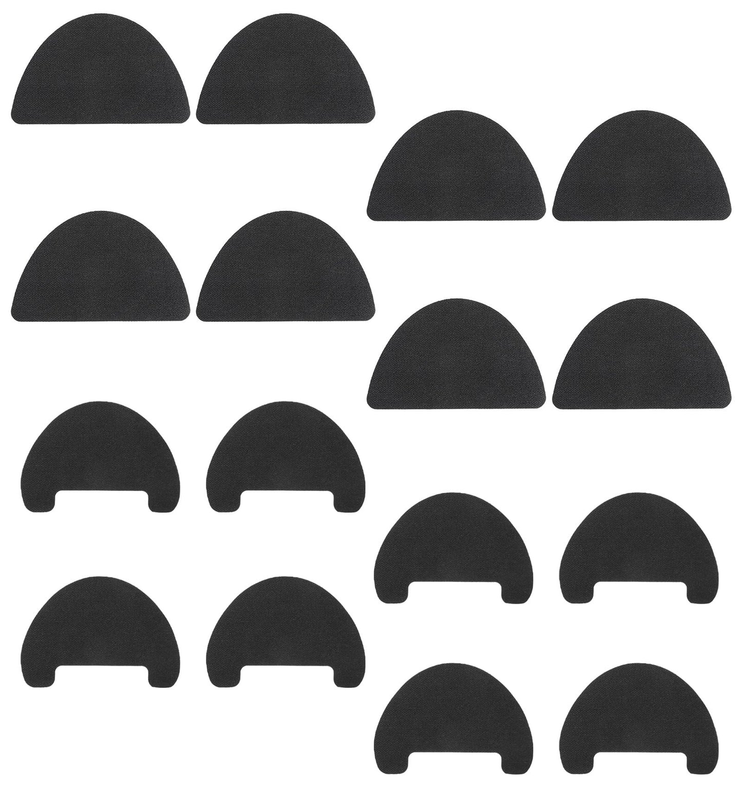 8 Pairs Shoe Toe Protector, Self-Adhesive Shoe Patches for Holes, 2 Sizes